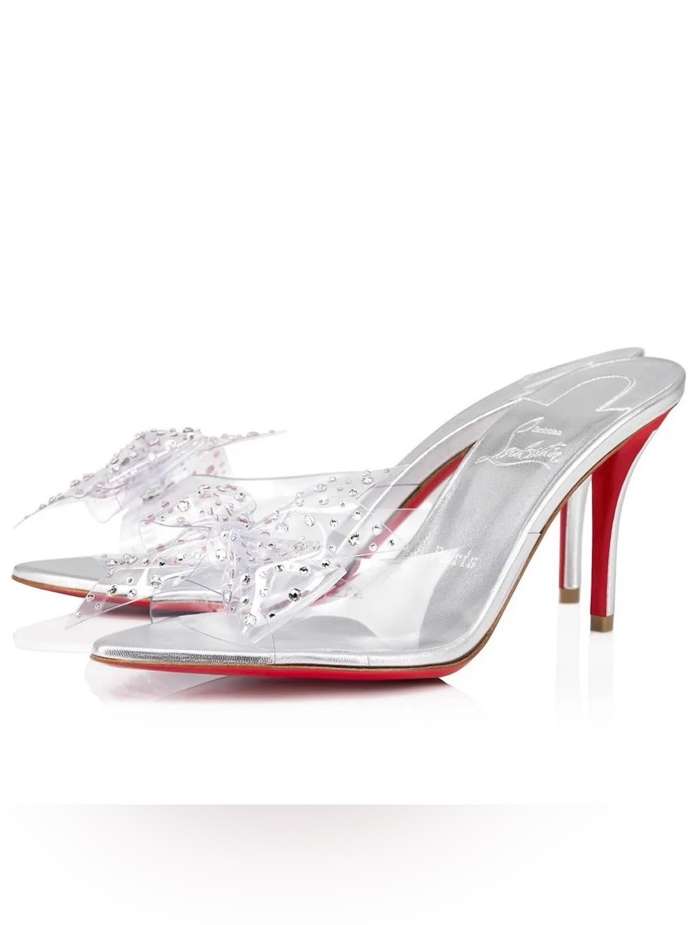Christian Louboutin Aqua Strass 80 Crystal heels